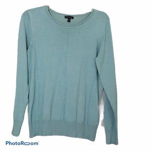 Conrad C collection Womens Pullover sweater Size M rolled neck Rayon/Nylon SOFT